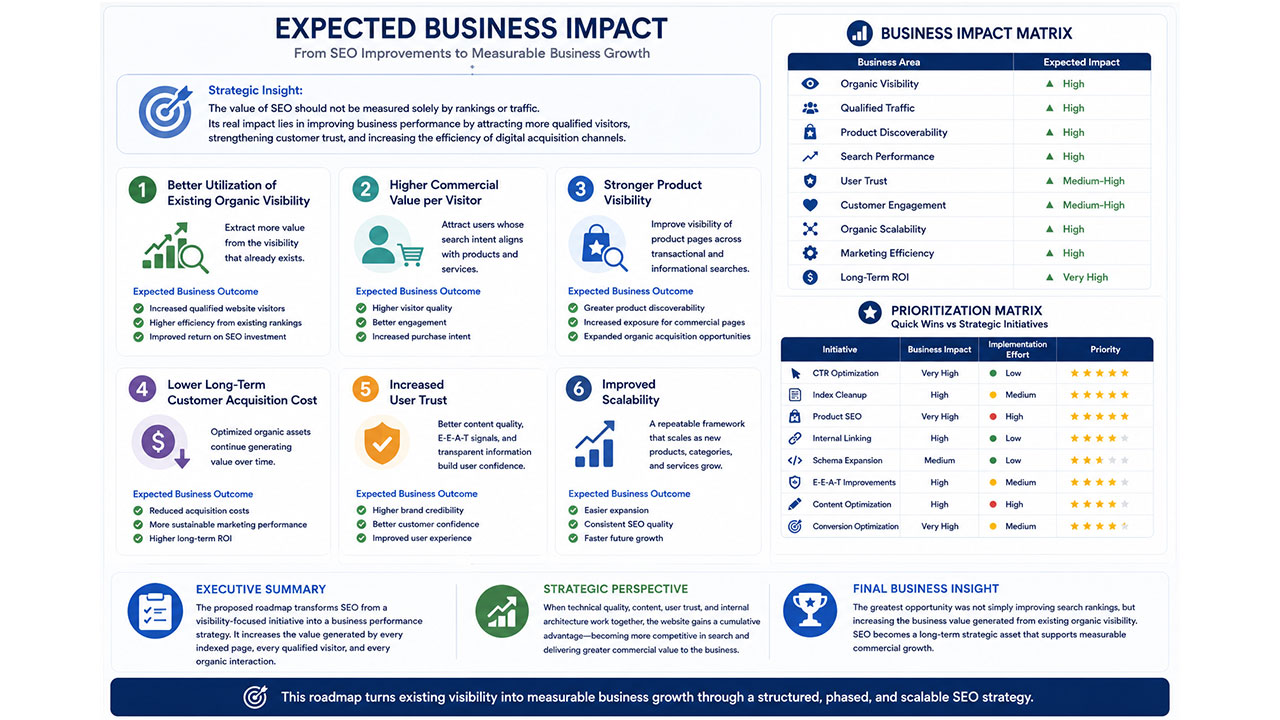 (Business Impact Dashboard Illustration)