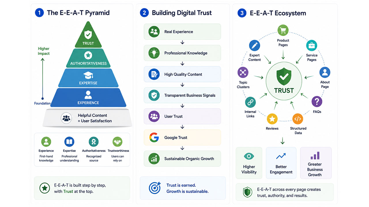 (E-E-A-T Framework Illustration)