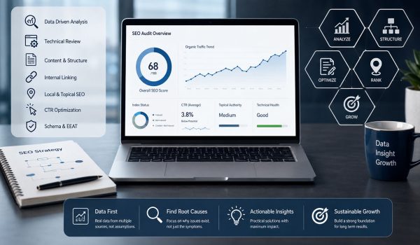 تحلیل سئو و بررسی 7 مشکل در سایت خدماتی پکیج و کولر گازی